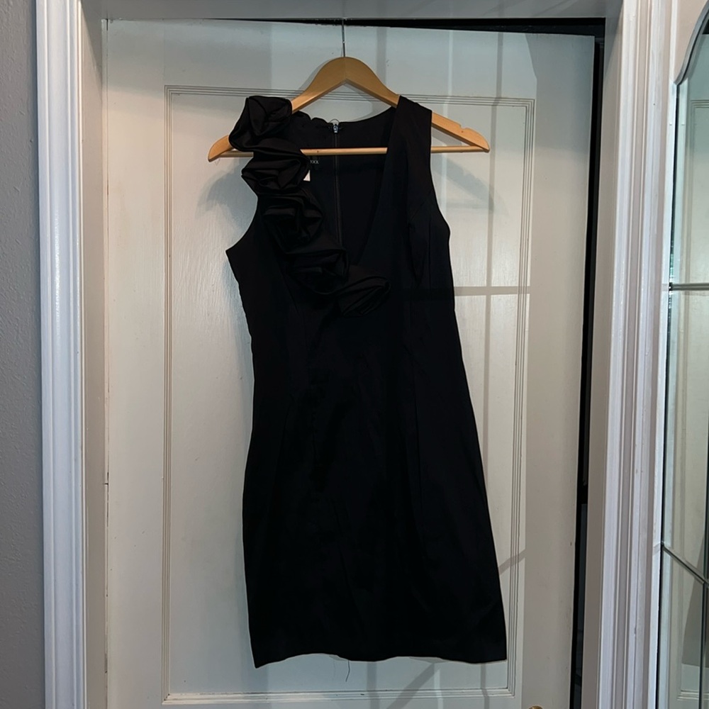 Vintage Jessica McClintock black sleeveless dress made in USA